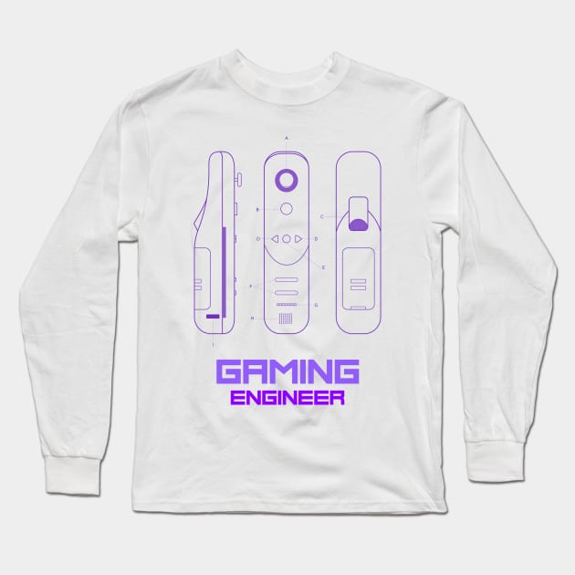 Gaming Engineer Long Sleeve T-Shirt by ForEngineer